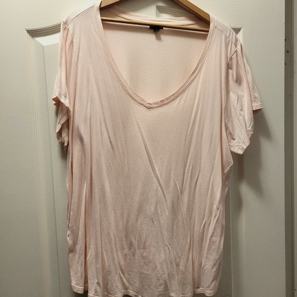 Torrid Pink V-Neck Tee